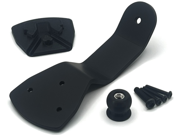 Land Rover Defender Wolfbox Mirror Arm Mounting Kit Graphite Black Cerakote